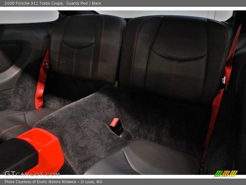 Rear Seat of 2008 911 Turbo Coupe