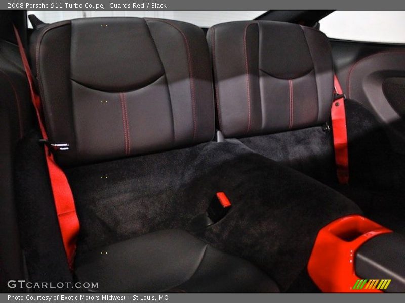 Rear Seat of 2008 911 Turbo Coupe