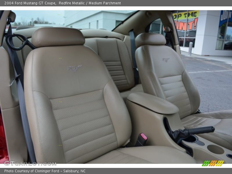 Redfire Metallic / Medium Parchment 2004 Ford Mustang GT Coupe