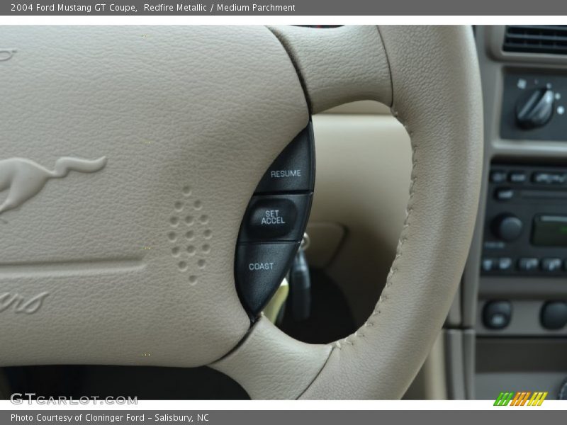 Controls of 2004 Mustang GT Coupe