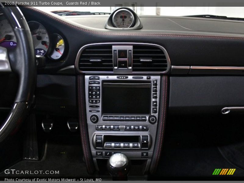Controls of 2008 911 Turbo Coupe