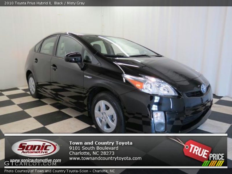 Black / Misty Gray 2010 Toyota Prius Hybrid II