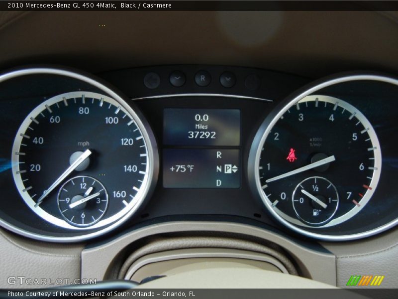  2010 GL 450 4Matic 450 4Matic Gauges