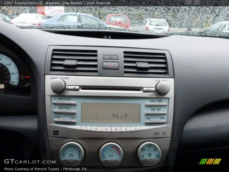 Magnetic Gray Metallic / Dark Charcoal 2007 Toyota Camry SE