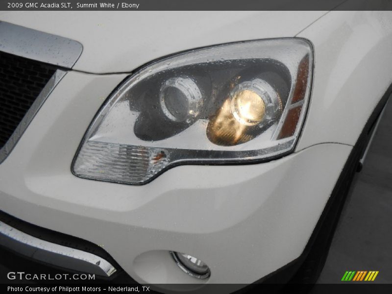 Summit White / Ebony 2009 GMC Acadia SLT
