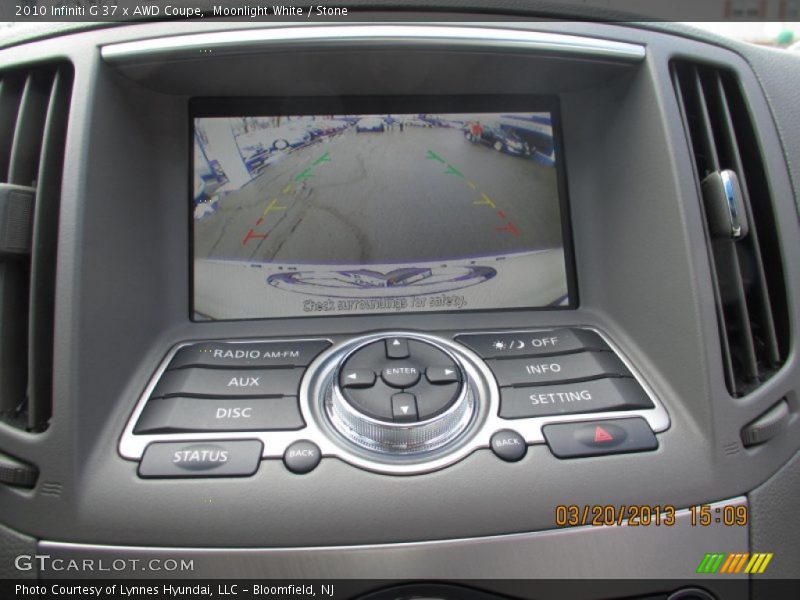 Moonlight White / Stone 2010 Infiniti G 37 x AWD Coupe