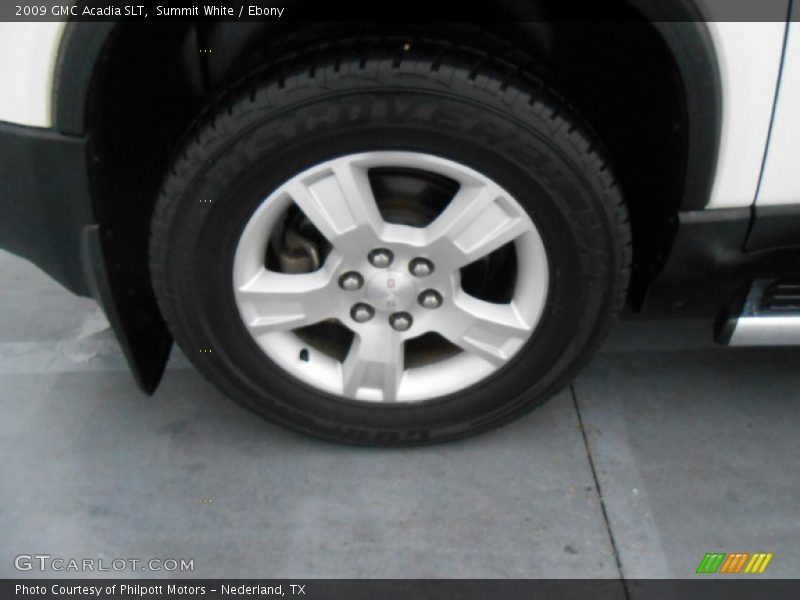 Summit White / Ebony 2009 GMC Acadia SLT