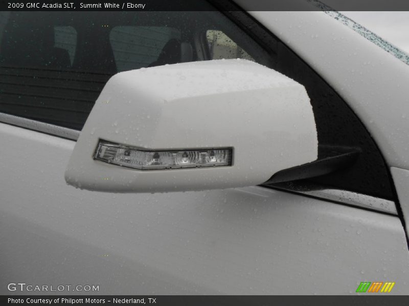 Summit White / Ebony 2009 GMC Acadia SLT