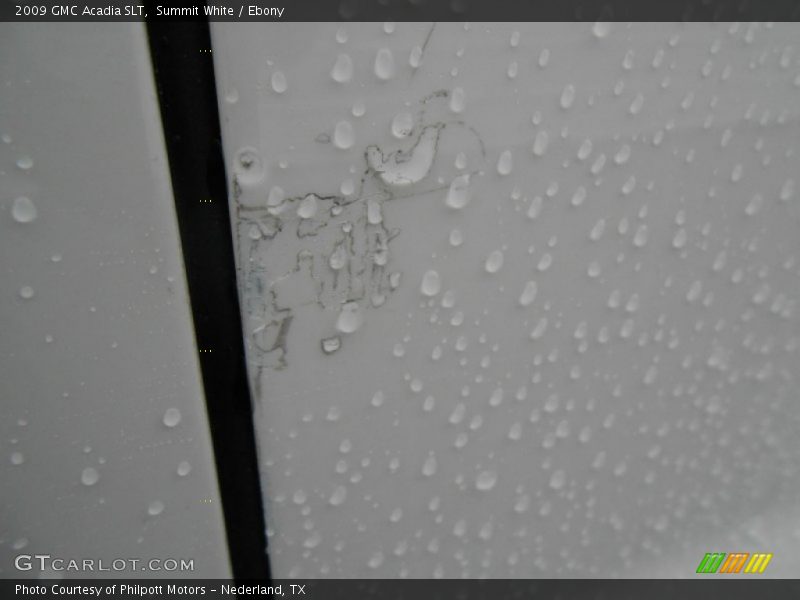 Summit White / Ebony 2009 GMC Acadia SLT