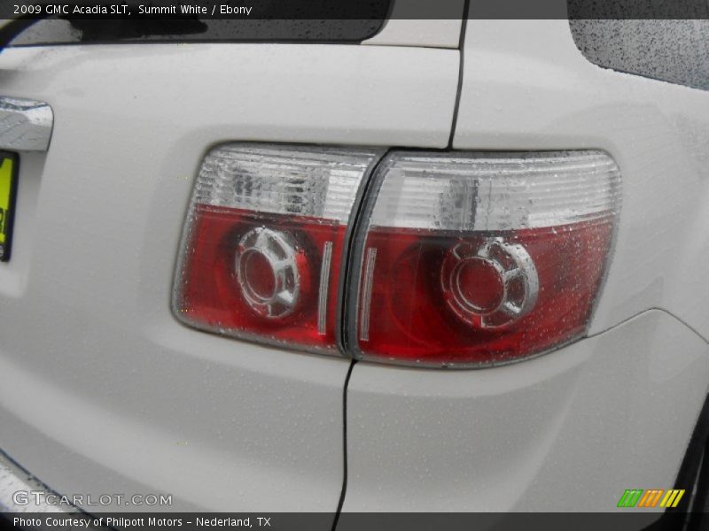 Summit White / Ebony 2009 GMC Acadia SLT