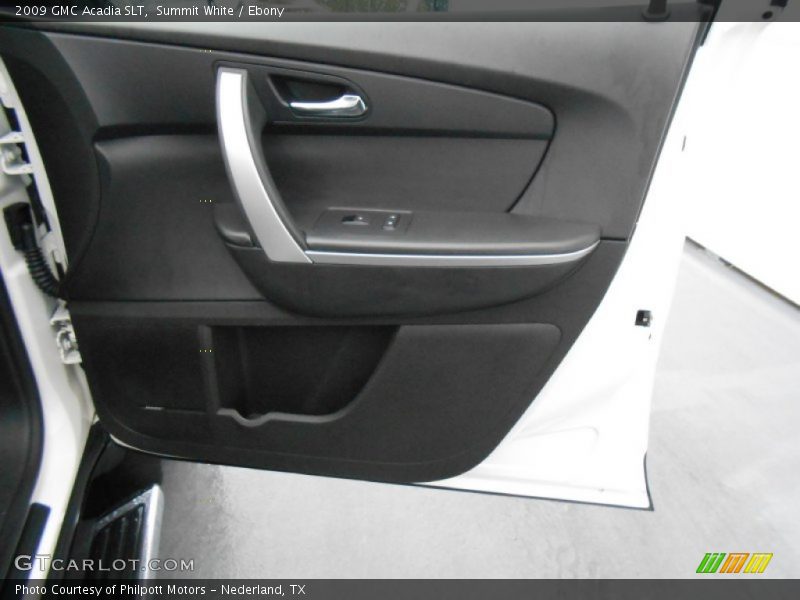 Summit White / Ebony 2009 GMC Acadia SLT