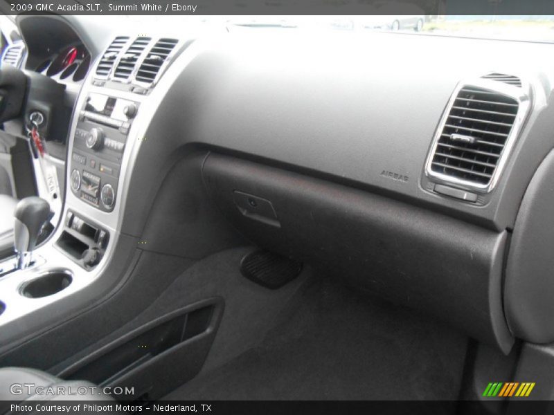 Summit White / Ebony 2009 GMC Acadia SLT