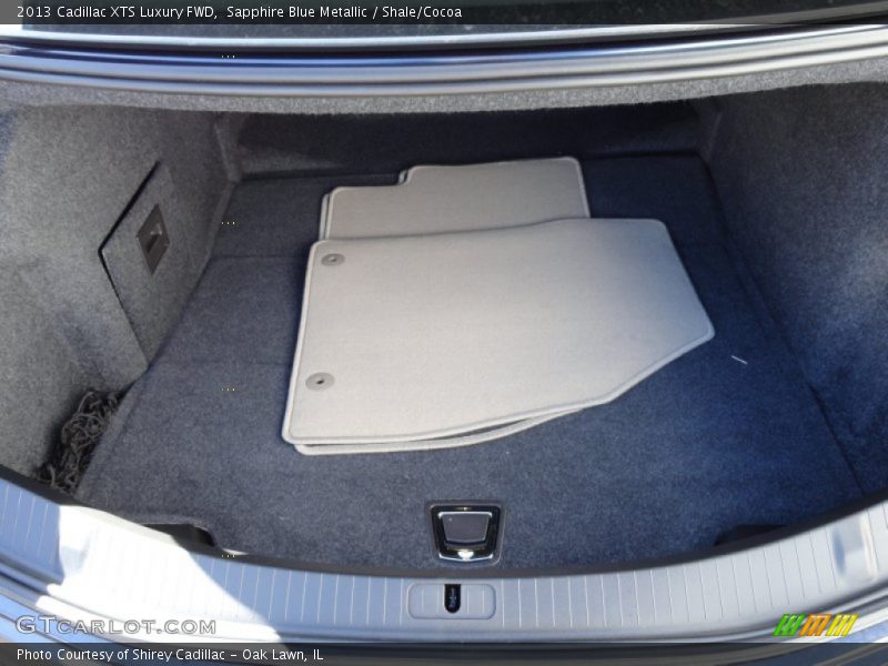 Sapphire Blue Metallic / Shale/Cocoa 2013 Cadillac XTS Luxury FWD