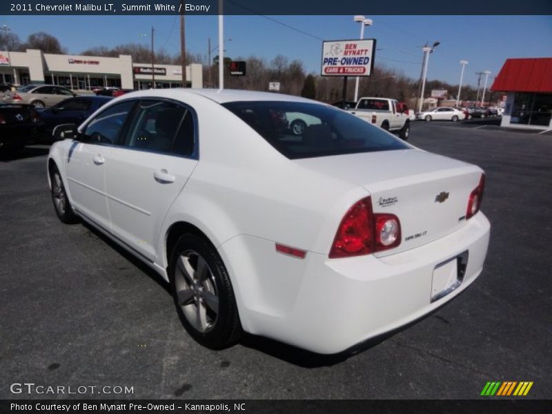 Summit White / Ebony 2011 Chevrolet Malibu LT