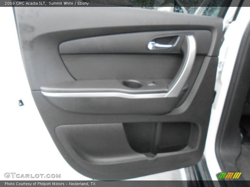 Summit White / Ebony 2009 GMC Acadia SLT