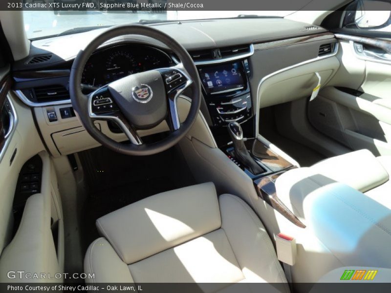 Sapphire Blue Metallic / Shale/Cocoa 2013 Cadillac XTS Luxury FWD