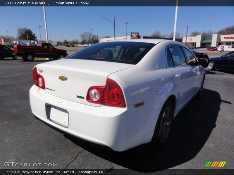 Summit White / Ebony 2011 Chevrolet Malibu LT