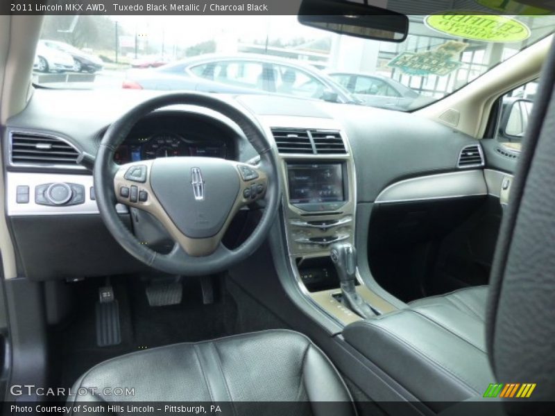 Tuxedo Black Metallic / Charcoal Black 2011 Lincoln MKX AWD