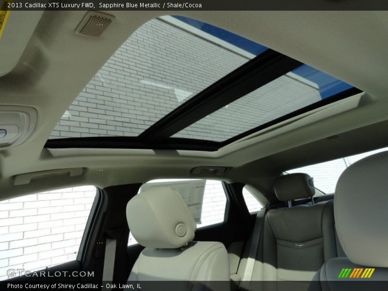 Sapphire Blue Metallic / Shale/Cocoa 2013 Cadillac XTS Luxury FWD
