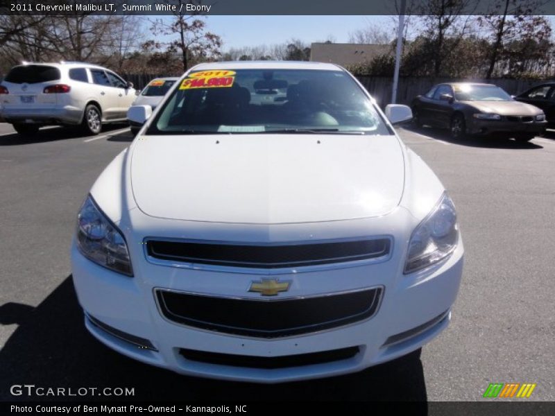 Summit White / Ebony 2011 Chevrolet Malibu LT