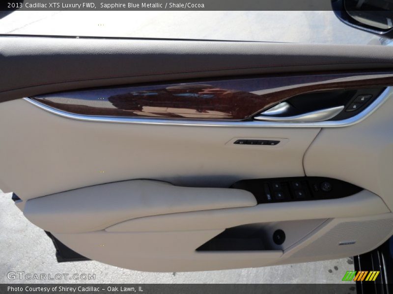 Sapphire Blue Metallic / Shale/Cocoa 2013 Cadillac XTS Luxury FWD