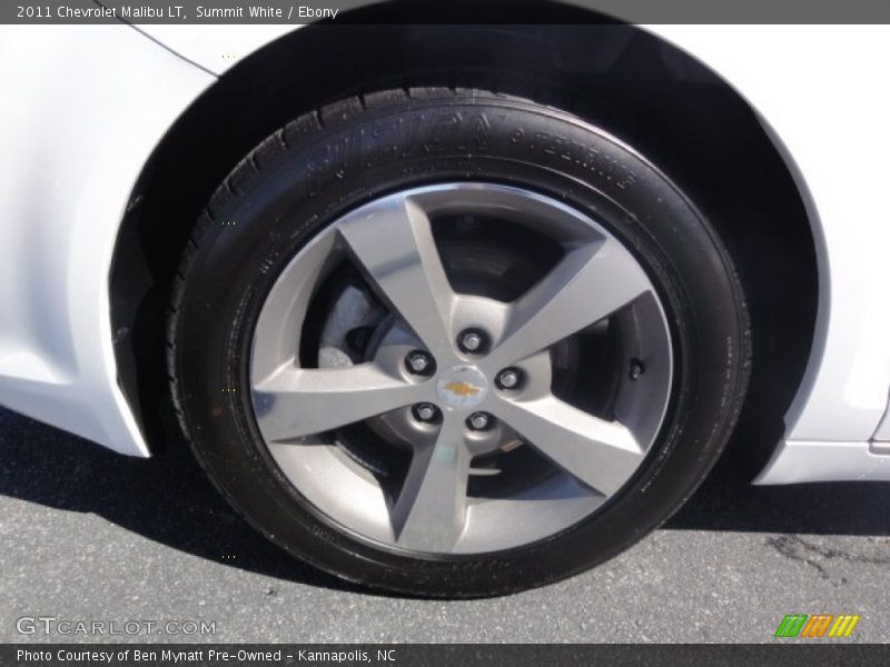 Summit White / Ebony 2011 Chevrolet Malibu LT