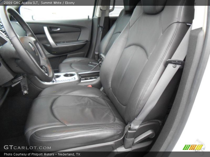 Front Seat of 2009 Acadia SLT