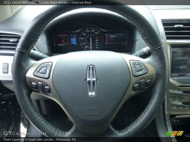 Tuxedo Black Metallic / Charcoal Black 2011 Lincoln MKX AWD