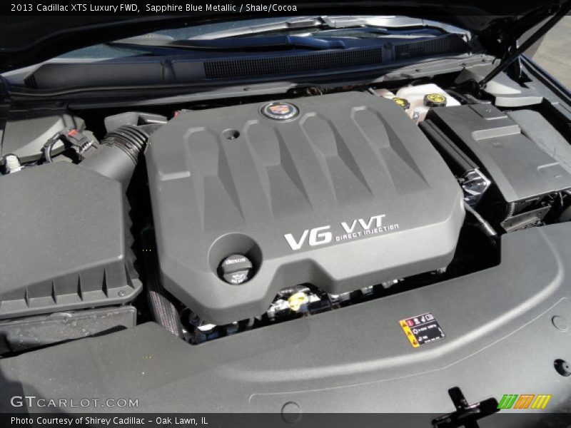 Sapphire Blue Metallic / Shale/Cocoa 2013 Cadillac XTS Luxury FWD