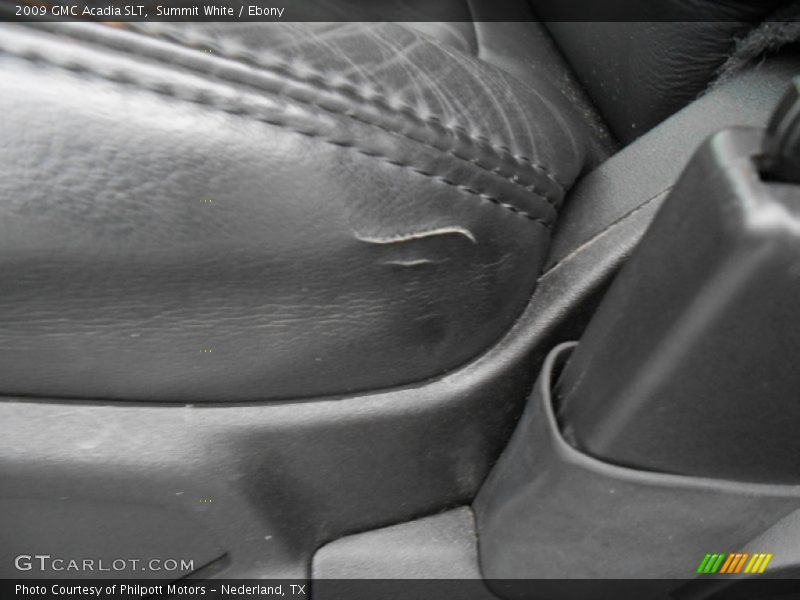 Summit White / Ebony 2009 GMC Acadia SLT