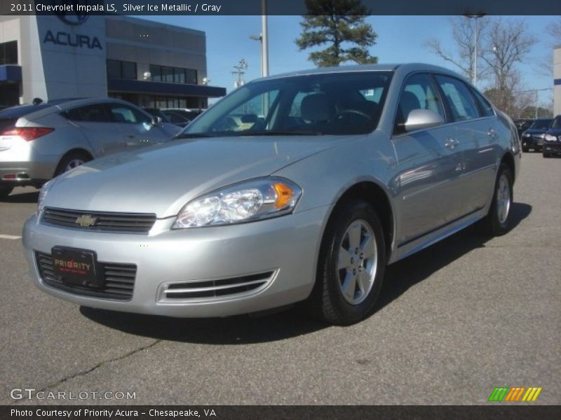 Silver Ice Metallic / Gray 2011 Chevrolet Impala LS
