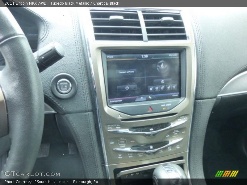 Tuxedo Black Metallic / Charcoal Black 2011 Lincoln MKX AWD