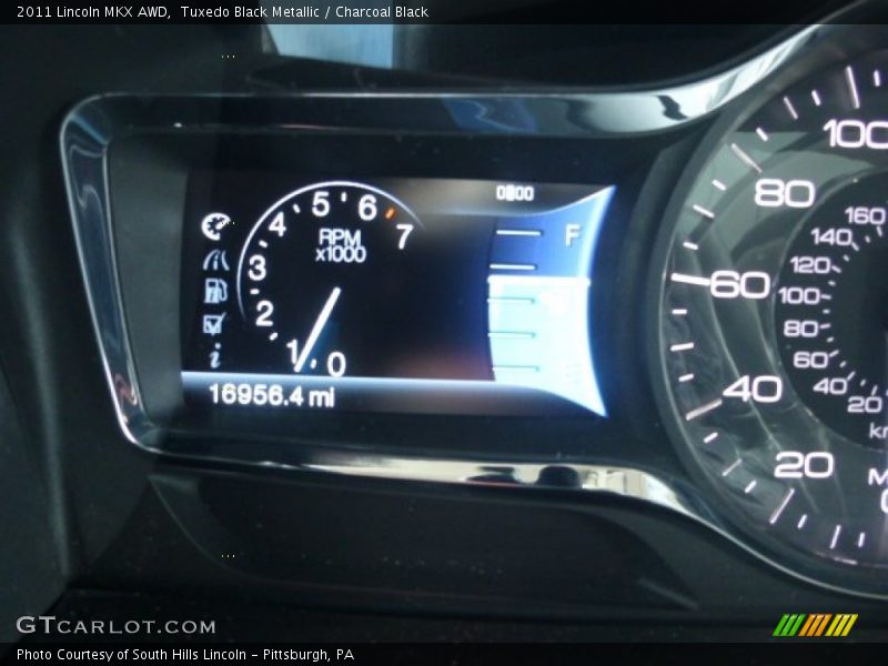 Tuxedo Black Metallic / Charcoal Black 2011 Lincoln MKX AWD