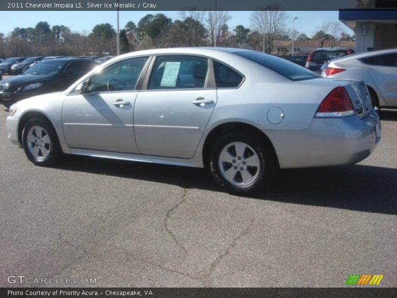 Silver Ice Metallic / Gray 2011 Chevrolet Impala LS