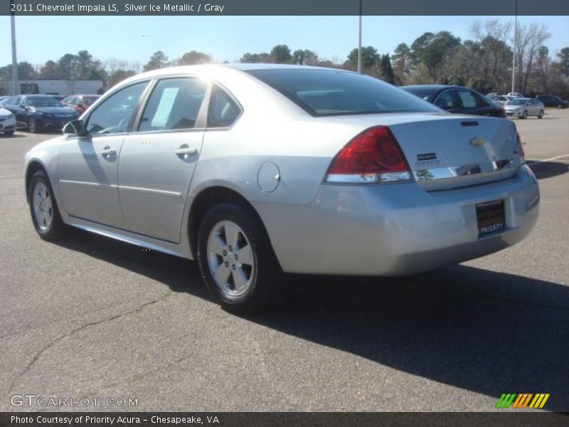Silver Ice Metallic / Gray 2011 Chevrolet Impala LS