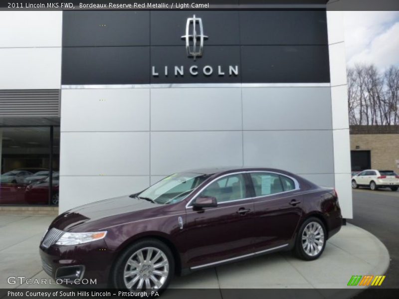 Bordeaux Reserve Red Metallic / Light Camel 2011 Lincoln MKS FWD
