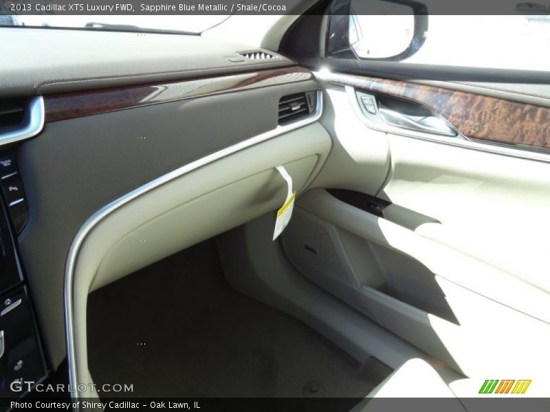 Sapphire Blue Metallic / Shale/Cocoa 2013 Cadillac XTS Luxury FWD