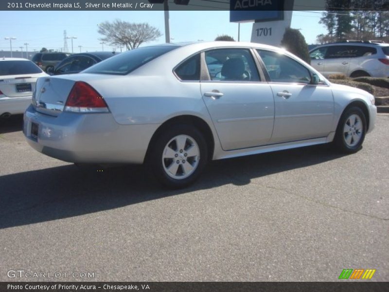 Silver Ice Metallic / Gray 2011 Chevrolet Impala LS