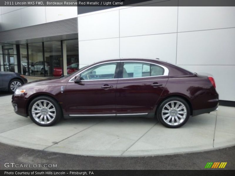 Bordeaux Reserve Red Metallic / Light Camel 2011 Lincoln MKS FWD