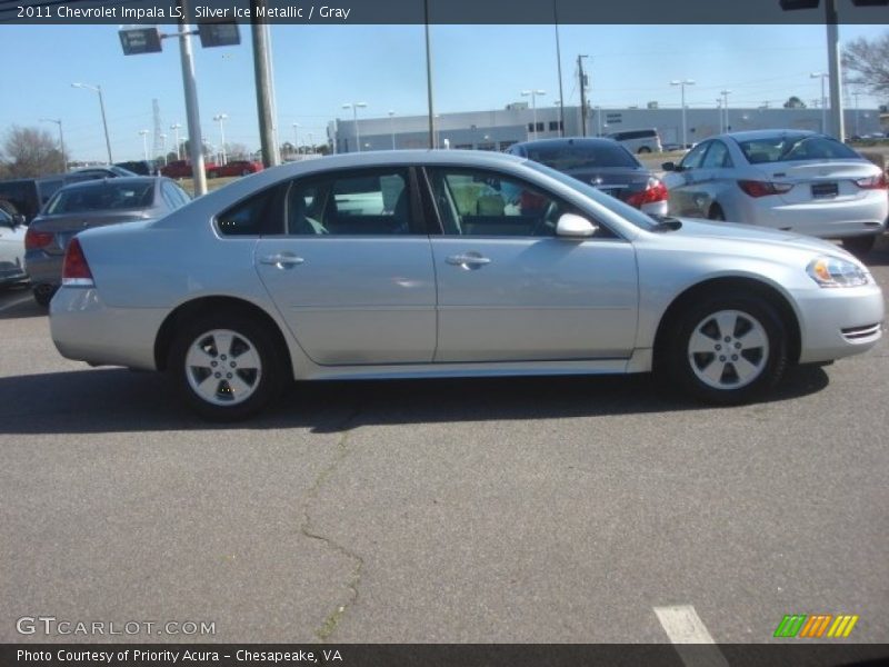 Silver Ice Metallic / Gray 2011 Chevrolet Impala LS