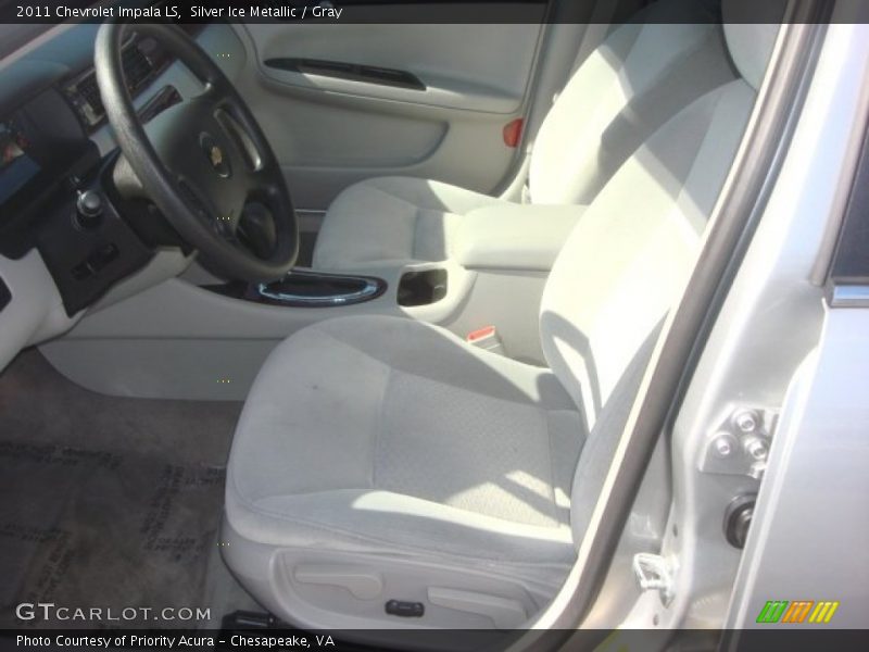 Silver Ice Metallic / Gray 2011 Chevrolet Impala LS