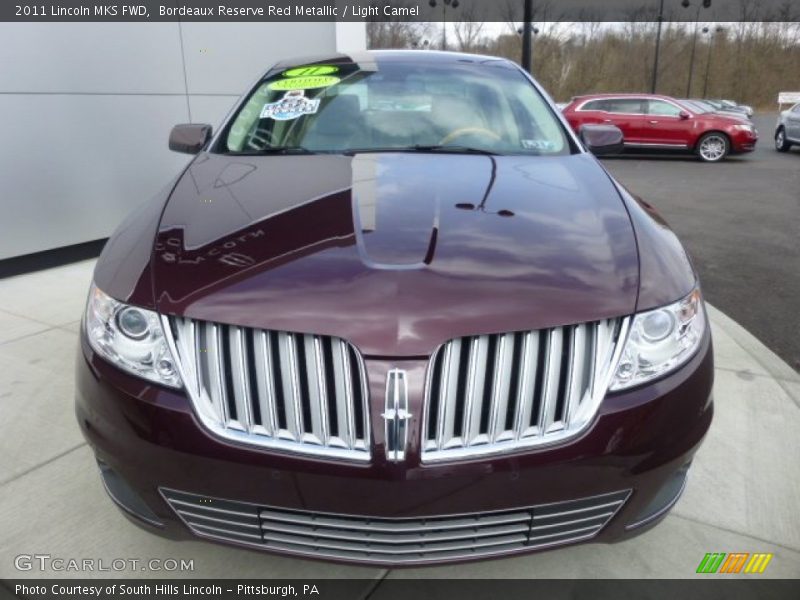 Bordeaux Reserve Red Metallic / Light Camel 2011 Lincoln MKS FWD