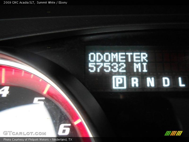 Summit White / Ebony 2009 GMC Acadia SLT