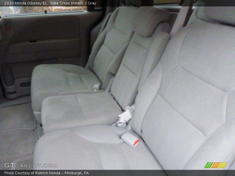 Slate Green Metallic / Gray 2010 Honda Odyssey EX