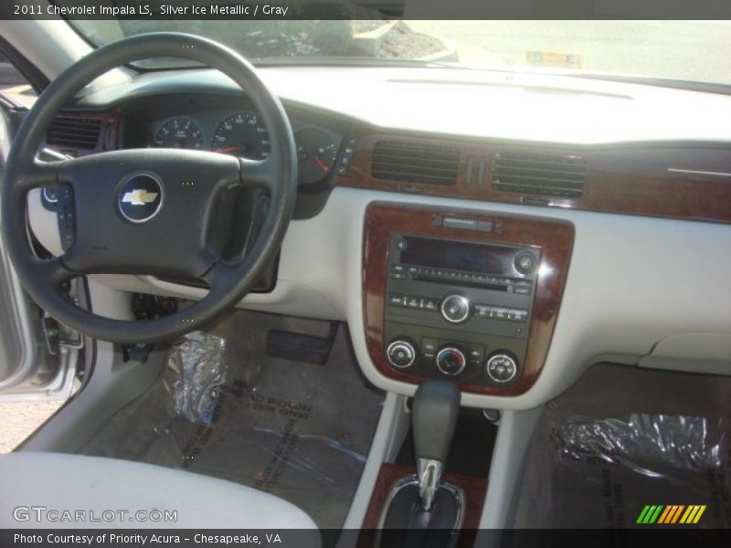 Silver Ice Metallic / Gray 2011 Chevrolet Impala LS