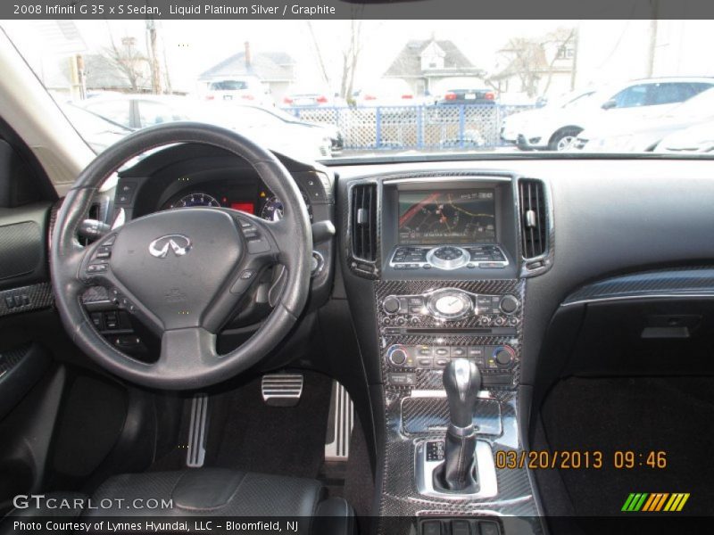 Liquid Platinum Silver / Graphite 2008 Infiniti G 35 x S Sedan