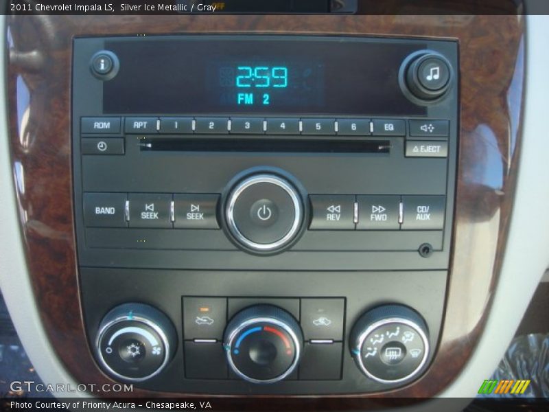 Silver Ice Metallic / Gray 2011 Chevrolet Impala LS