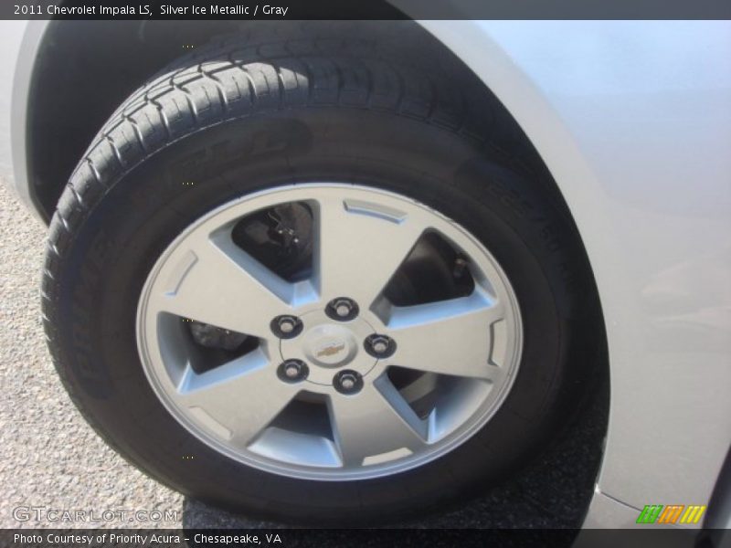 Silver Ice Metallic / Gray 2011 Chevrolet Impala LS
