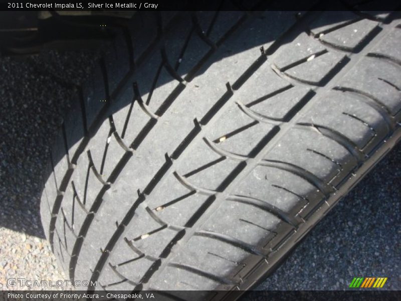 Silver Ice Metallic / Gray 2011 Chevrolet Impala LS