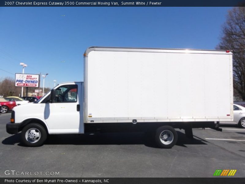 Summit White / Pewter 2007 Chevrolet Express Cutaway 3500 Commercial Moving Van